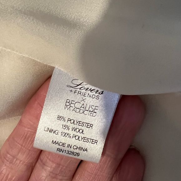 Lovers and Friends Tweed blazer, size XS - Picture 7 of 8